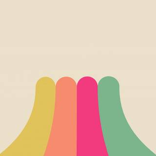 Colorful minimalist wallpaper