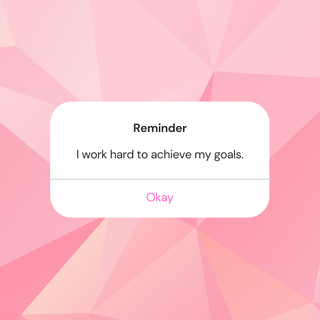 Pink motivation wallpaper