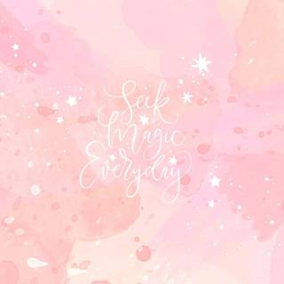 Pink motivation wallpaper