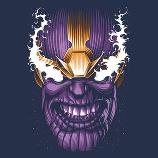 Thanos minimalist wallpaper