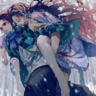 Tanjiro x Giyuu wallpaper