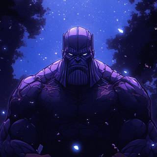 Thanos minimalist wallpaper