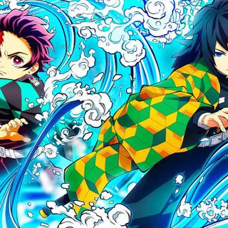 Tanjiro x Giyuu wallpaper