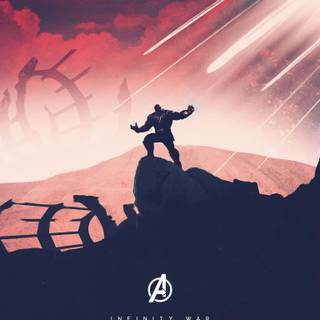 Thanos minimalist wallpaper