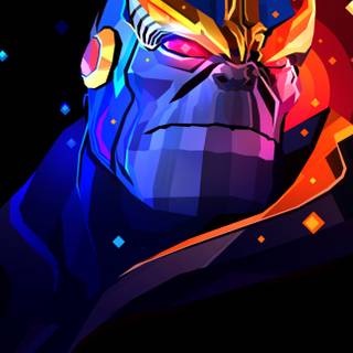 Thanos minimalist wallpaper