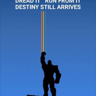 Thanos minimalist wallpaper