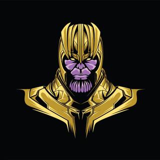 Thanos minimalist wallpaper