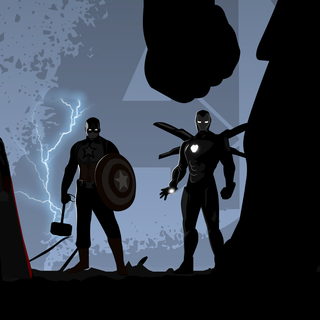 Thanos minimalist wallpaper