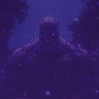 Thanos minimalist wallpaper