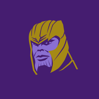 Thanos minimalist wallpaper