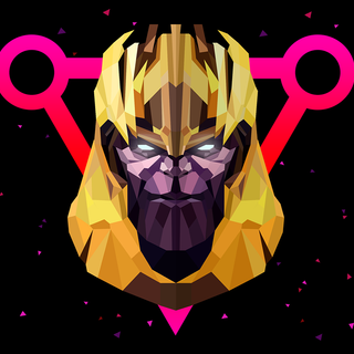 Thanos minimalist wallpaper