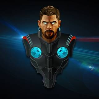 Thanos minimalist wallpaper