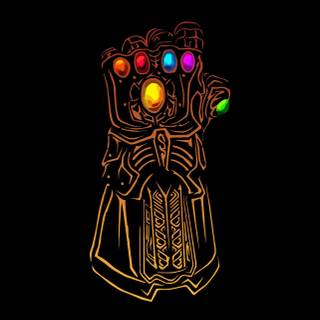 Thanos minimalist wallpaper