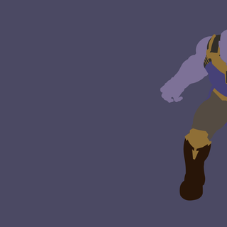 Thanos minimalist wallpaper