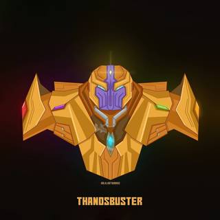 Thanos minimalist wallpaper