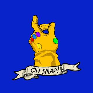 Thanos minimalist wallpaper