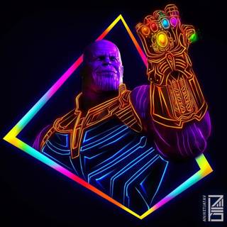 Thanos minimalist wallpaper