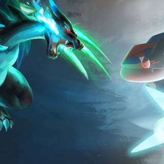 Greninja vs Charizard wallpaper