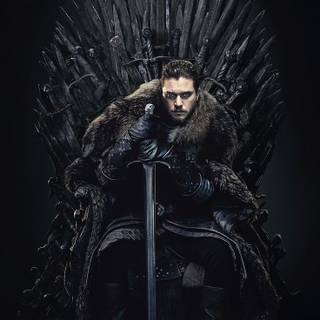King on throne wallpaper