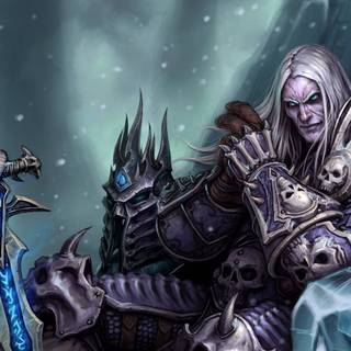 King on throne wallpaper