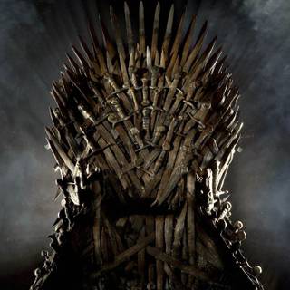 King on throne wallpaper