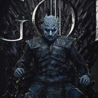 King on throne wallpaper