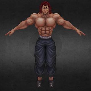 Yujiro Hanma computer wallpaper