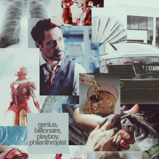 Tony Stark aesthetic wallpaper