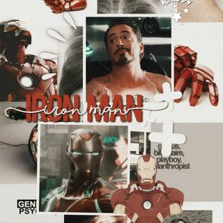 Tony Stark aesthetic wallpaper
