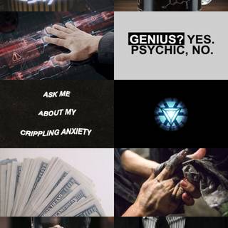 Tony Stark aesthetic wallpaper