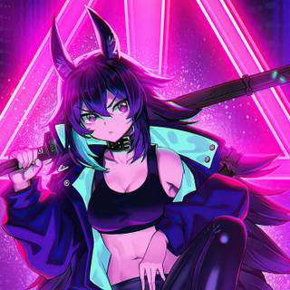 PS4 4k girl wallpaper