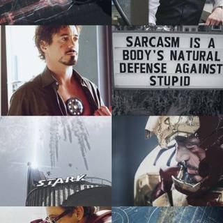 Tony Stark aesthetic wallpaper