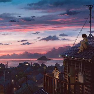 Aesthetic anime 8k wallpaper