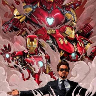Tony Stark aesthetic wallpaper