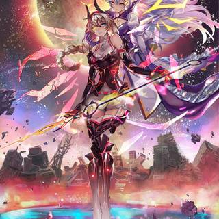 High tech anime wallpaper