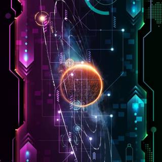 High tech anime wallpaper