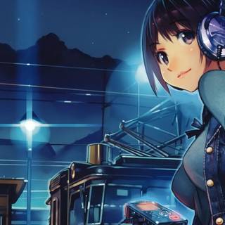 High tech anime wallpaper