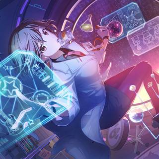 High tech anime wallpaper