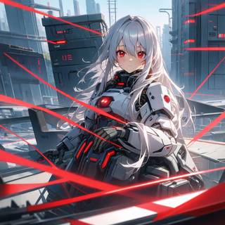 High tech anime wallpaper