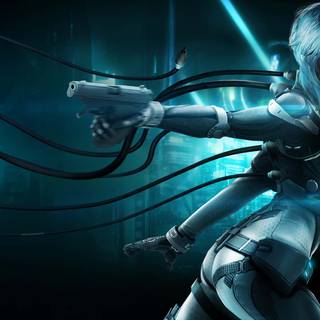 High tech anime wallpaper