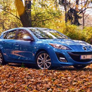 Autumn cars desktop wallpaper