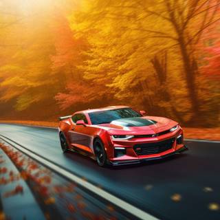 Autumn cars desktop wallpaper