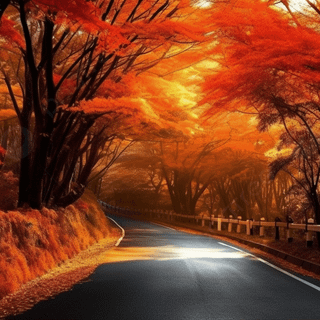 Autumn cars desktop wallpaper