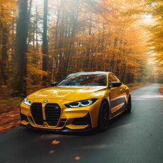 Autumn cars desktop wallpaper