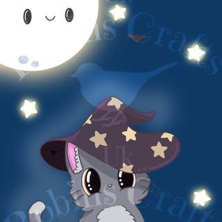 Kawaii Halloween phone wallpaper