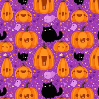 Kawaii Halloween Android wallpaper