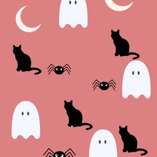 Kawaii Halloween Android wallpaper