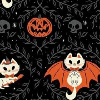Kawaii Halloween Android wallpaper