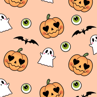 Kawaii Halloween phone wallpaper