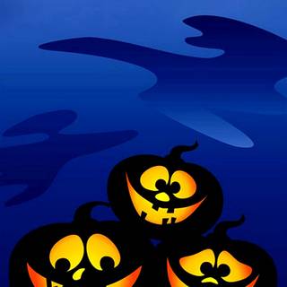 Kawaii Halloween iPhone wallpaper